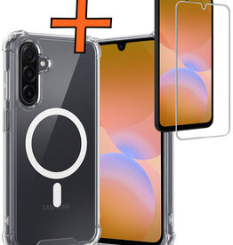 Nomfy Nomfy Samsung Galaxy A26 Magsafe Hoesje Transparant Met Screenprotector