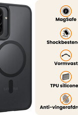 Nomfy Nomfy Samsung Galaxy A26 Magsafe Hoesje Zwart Met 2x Screenprotector