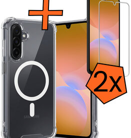 Nomfy Nomfy Samsung Galaxy A26 Magsafe Hoesje Transparant Met 2x Screenprotector