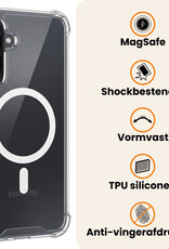 Nomfy Nomfy Samsung Galaxy A26 Magsafe Hoesje Transparant Met 2x Screenprotector