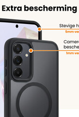 Nomfy Nomfy Samsung Galaxy A35 Magsafe Hoesje - Zwart