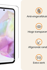 Nomfy Nomfy Samsung Galaxy A35 Magsafe Hoesje Transparant Met Screenprotector