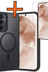 Nomfy Nomfy Samsung Galaxy A55 Magsafe Hoesje Zwart Met Screenprotector