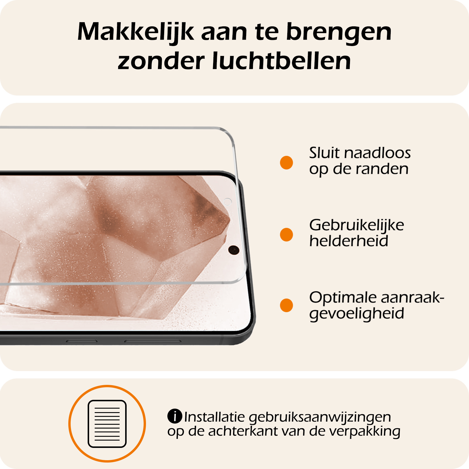 Nomfy Nomfy Samsung Galaxy A55 Magsafe Hoesje Transparant Met 2x Screenprotector