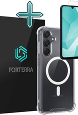 Forterra Forterra Samsung Galaxy A16 Magsafe Hoesje Transparant Met Screenprotector