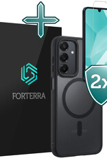 Forterra Forterra Samsung Galaxy A16 Magsafe Hoesje Zwart Met 2x Screenprotector