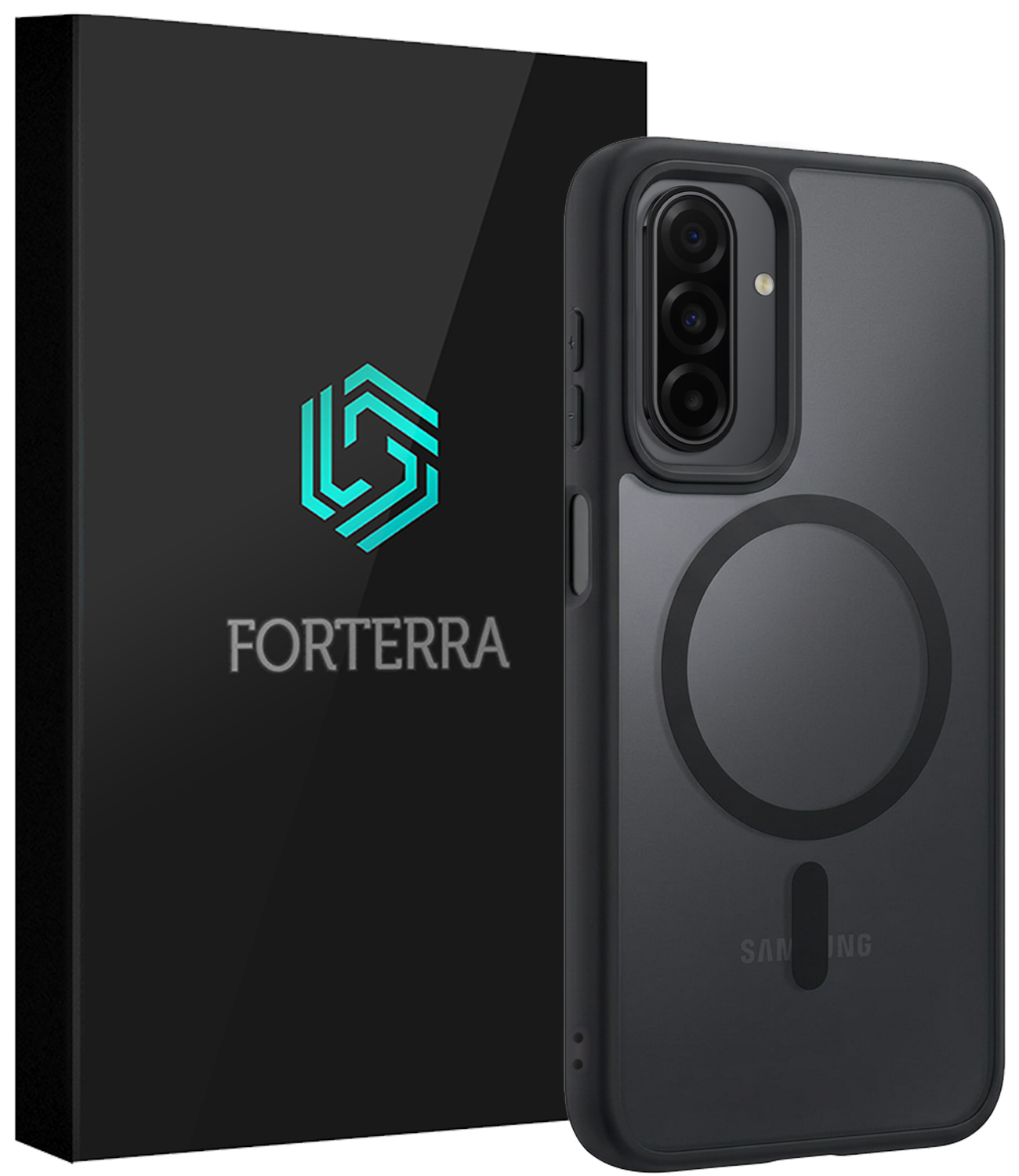 Forterra Forterra Samsung Galaxy A17 Magsafe Hoesje - Zwart