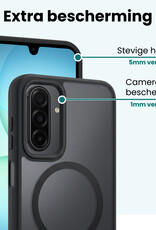 Forterra Forterra Samsung Galaxy A17 Magsafe Hoesje - Zwart