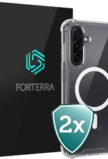 Forterra Forterra Samsung Galaxy A17 Magsafe Hoesje - Transparant - 2 PACK