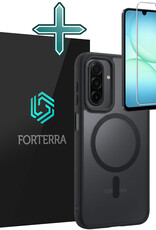 Forterra Forterra Samsung Galaxy A17 Magsafe Hoesje Zwart Met Screenprotector