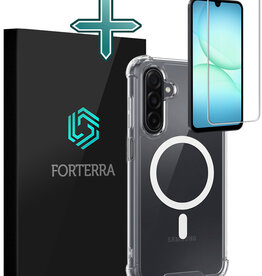 Forterra Forterra Samsung Galaxy A17 Magsafe Hoesje Transparant Met Screenprotector
