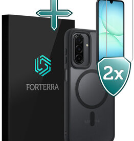 Forterra Forterra Samsung Galaxy A17 Magsafe Hoesje Zwart Met 2x Screenprotector
