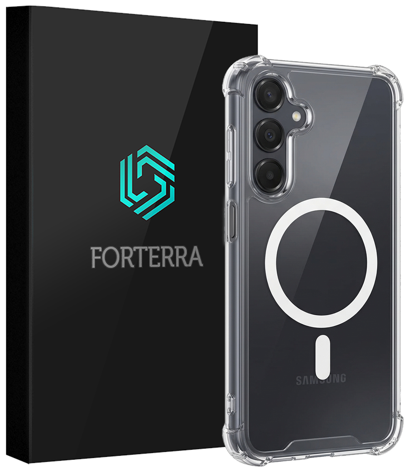Forterra Forterra Samsung Galaxy A25 Magsafe Hoesje - Transparant
