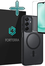 Forterra Forterra Samsung Galaxy A25 Magsafe Hoesje Zwart Met Screenprotector
