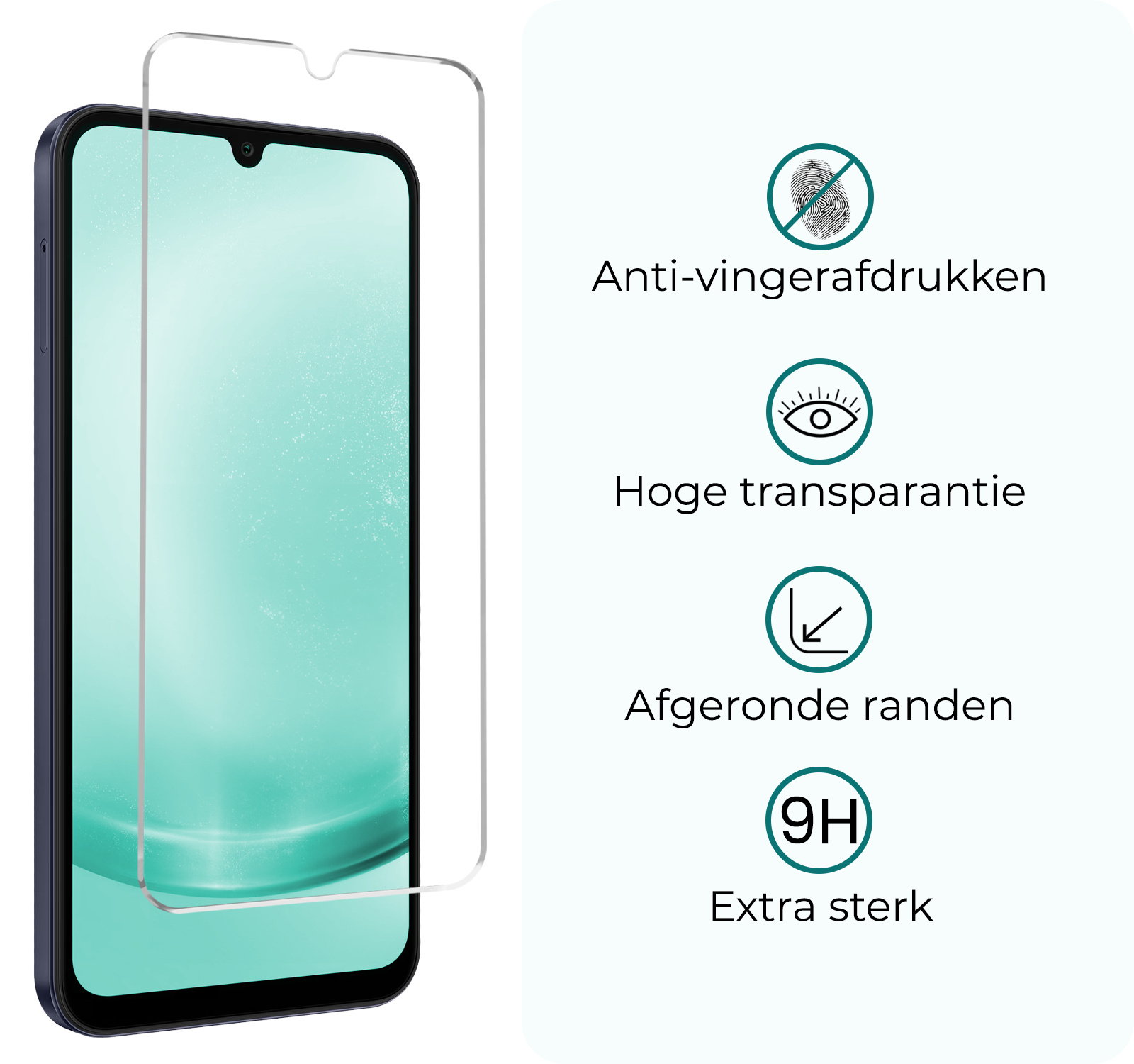 Forterra Forterra Samsung Galaxy A25 Magsafe Hoesje Zwart Met Screenprotector