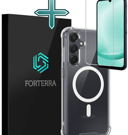 Forterra Forterra Samsung Galaxy A25 Magsafe Hoesje Transparant Met Screenprotector