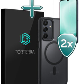Forterra Forterra Samsung Galaxy A25 Magsafe Hoesje Zwart Met 2x Screenprotector