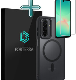 Forterra Forterra Samsung Galaxy A26 Magsafe Hoesje Zwart Met Screenprotector