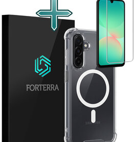 Forterra Forterra Samsung Galaxy A26 Magsafe Hoesje Transparant Met Screenprotector