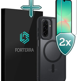 Forterra Forterra Samsung Galaxy A26 Magsafe Hoesje Zwart Met 2x Screenprotector