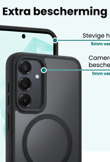 Forterra Forterra Samsung Galaxy A35 Magsafe Hoesje Zwart Met 2x Screenprotector