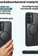 Forterra Forterra Samsung Galaxy A35 Magsafe Hoesje Zwart Met 2x Screenprotector