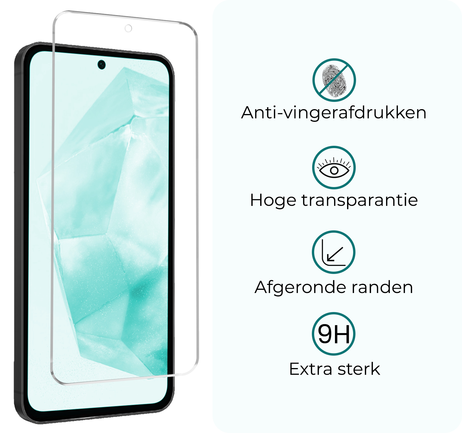 Forterra Forterra Samsung Galaxy A35 Magsafe Hoesje Transparant Met 2x Screenprotector