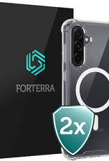 Forterra Forterra Samsung Galaxy A36 Magsafe Hoesje - Transparant - 2 PACK