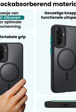 Forterra Forterra Samsung Galaxy A36 Magsafe Hoesje Zwart Met Screenprotector