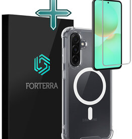 Forterra Forterra Samsung Galaxy A36 Magsafe Hoesje Transparant Met Screenprotector