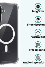 Forterra Forterra Samsung Galaxy A36 Magsafe Hoesje Transparant Met Screenprotector