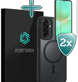 Forterra Forterra Samsung Galaxy A36 Magsafe Hoesje Zwart Met 2x Screenprotector