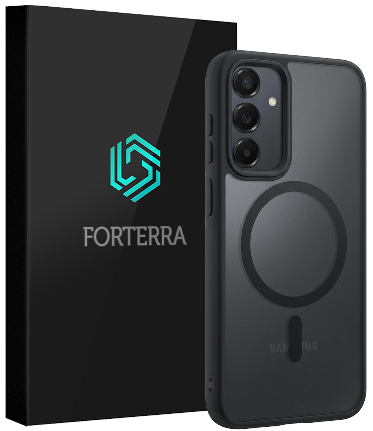 Forterra Forterra Samsung Galaxy A55 Magsafe Hoesje - Zwart