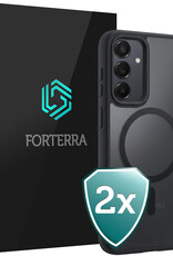 Forterra Forterra Samsung Galaxy A55 Magsafe Hoesje - Zwart - 2 PACK