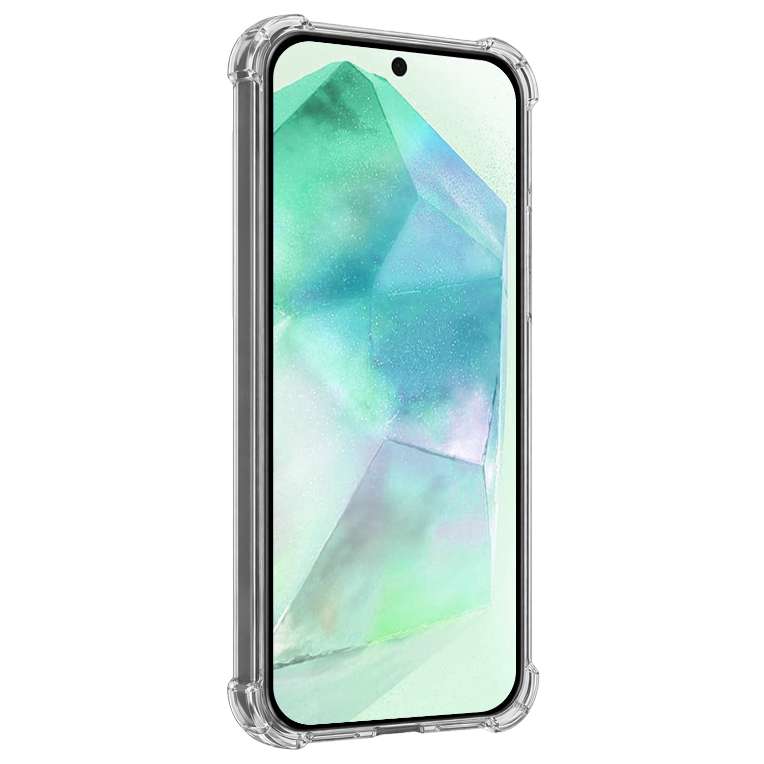Forterra Forterra Samsung Galaxy A55 Magsafe Hoesje Transparant Met Screenprotector