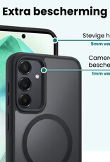 Forterra Forterra Samsung Galaxy A55 Magsafe Hoesje Zwart Met 2x Screenprotector
