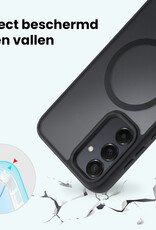 Forterra Forterra Samsung Galaxy A55 Magsafe Hoesje Zwart Met 2x Screenprotector
