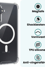Forterra Forterra Samsung Galaxy A55 Magsafe Hoesje Transparant Met 2x Screenprotector