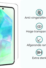 Forterra Forterra Samsung Galaxy A55 Magsafe Hoesje Transparant Met 2x Screenprotector