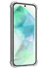Forterra Forterra Samsung Galaxy A55 Magsafe Hoesje Transparant Met 2x Screenprotector