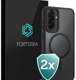 Forterra Forterra Samsung Galaxy A56 Magsafe Hoesje - Zwart - 2 PACK