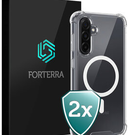 Forterra Forterra Samsung Galaxy A56 Magsafe Hoesje - Transparant - 2 PACK