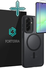 Forterra Forterra Samsung Galaxy A56 Magsafe Hoesje Zwart Met Screenprotector