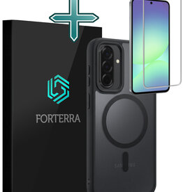 Forterra Forterra Samsung Galaxy A56 Magsafe Hoesje Zwart Met Screenprotector