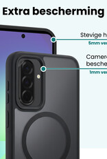 Forterra Forterra Samsung Galaxy A56 Magsafe Hoesje Zwart Met 2x Screenprotector