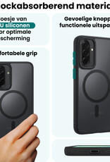 Forterra Forterra Samsung Galaxy A56 Magsafe Hoesje Zwart Met 2x Screenprotector