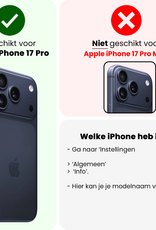 BASEY. BASEY. iPhone 17 Pro Hoesje Shockproof Met Screenprotector Met Dichte Notch