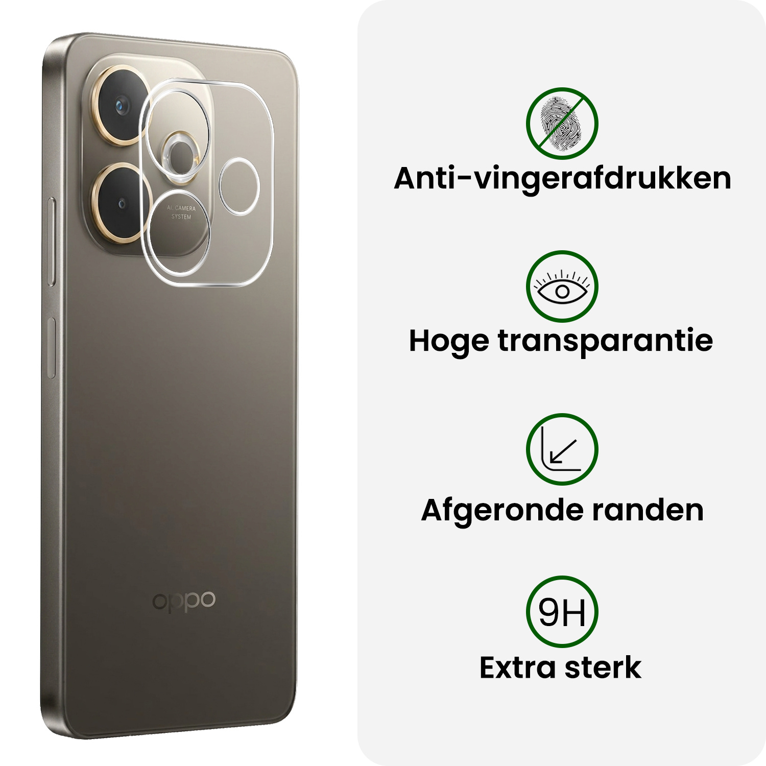 BASEY. BASEY. OPPO A5 Pro Camera Screenprotector - 3 PACK