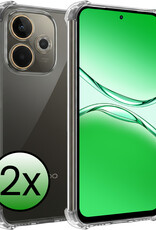 BASEY. BASEY. OPPO A5 Pro Hoesje Shockproof - Transparant - 2 PACK