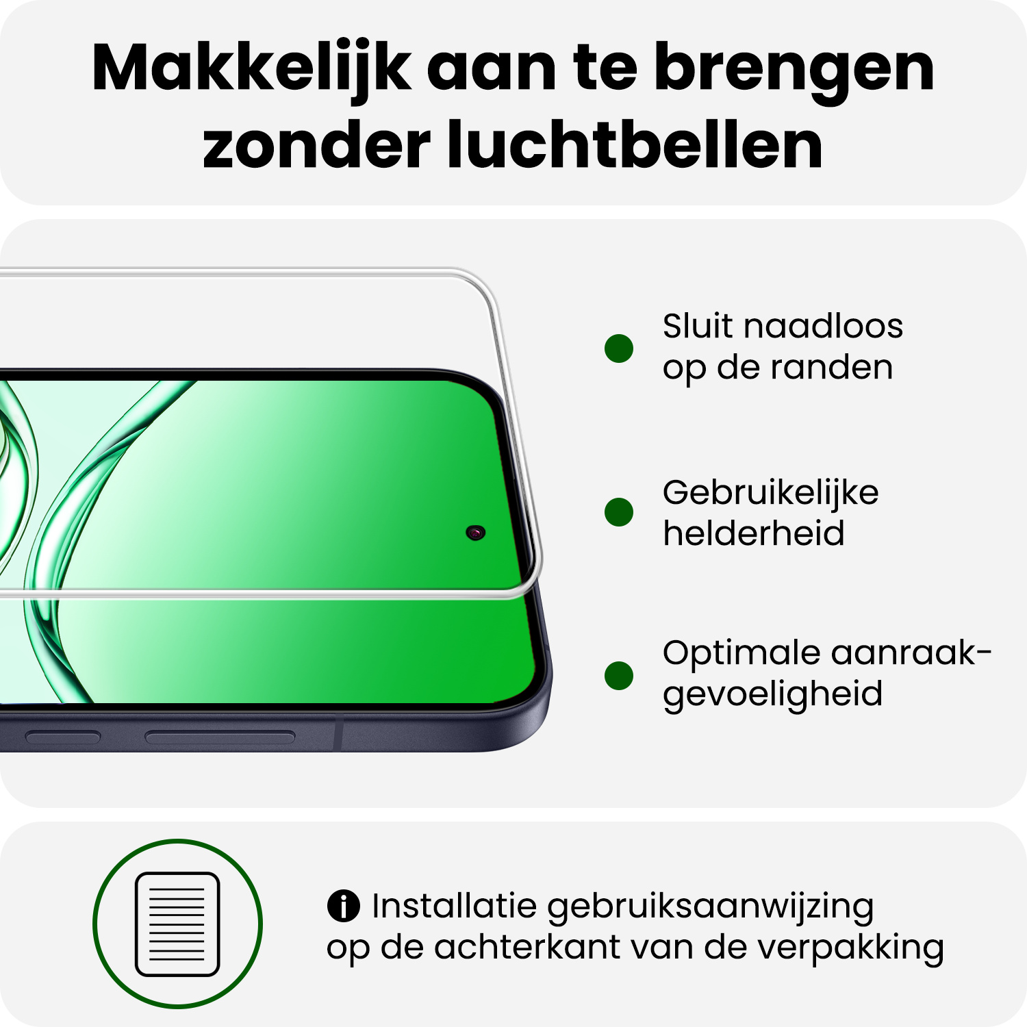 BASEY. BASEY. OPPO A5 Pro Hoesje Siliconen Met Screenprotector - Transparant